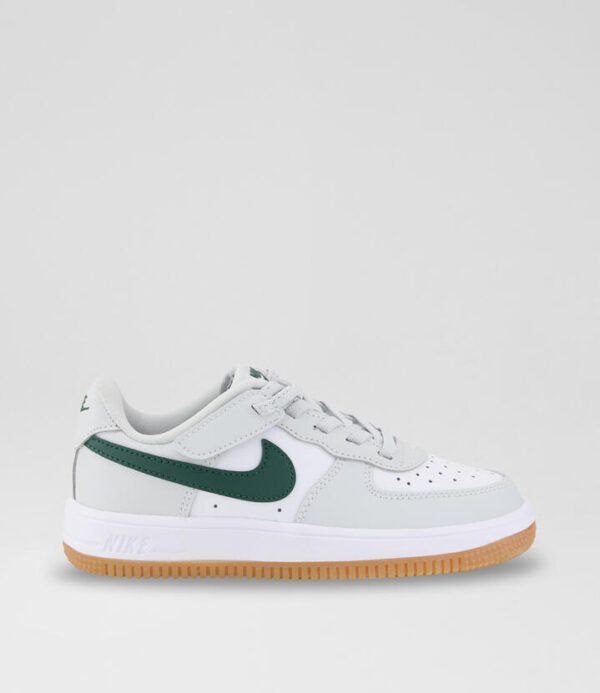 Air Force 1 Easy On Junior Grey Green Leather Sneakers