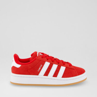 Campus 00 Junior Red Suede Sneakers