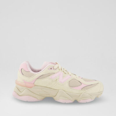 9060 Youth Tan Pink Fabric Sneakers