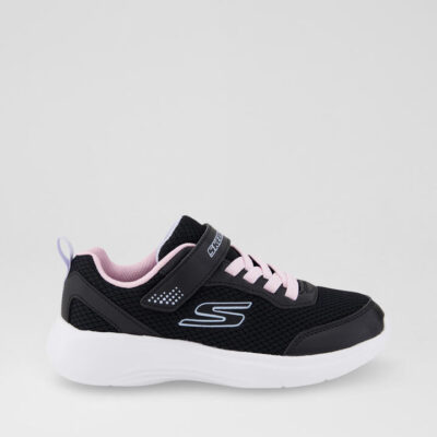 Selectors Junior Black Lavender Mesh Sneakers