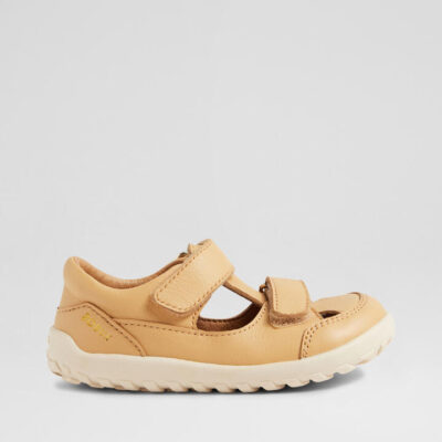 Su Troop Infant Oak Buff Leather Sandals