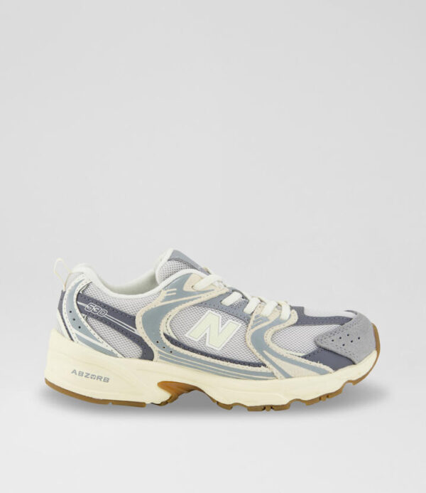 530 Junior Grey Tan Fabric Sneakers