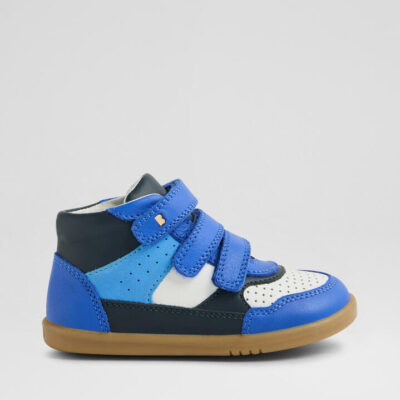 Iw Harley Toddler Dazzling Blue White Leather Ankle Boots