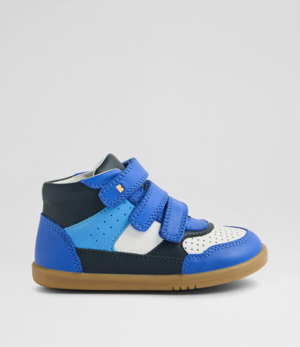 Iw Harley Toddler Dazzling Blue White Leather Ankle Boots