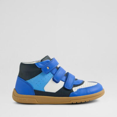 Kp Harley Junior Dazzling Blue White Leather Ankle Boots