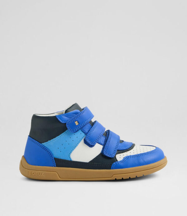 Kp Harley Junior Dazzling Blue White Leather Ankle Boots