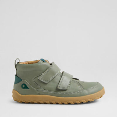 Kp Trek Junior Vetiver Leather Ankle Boots