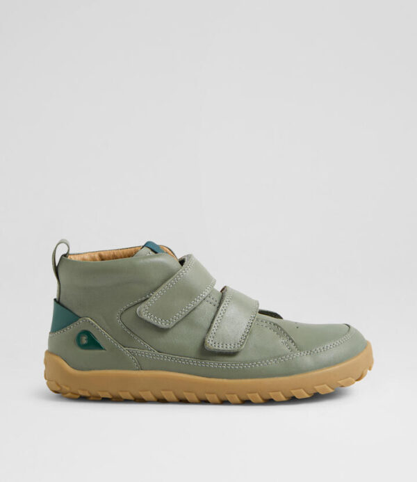 Kp Trek Junior Vetiver Leather Ankle Boots
