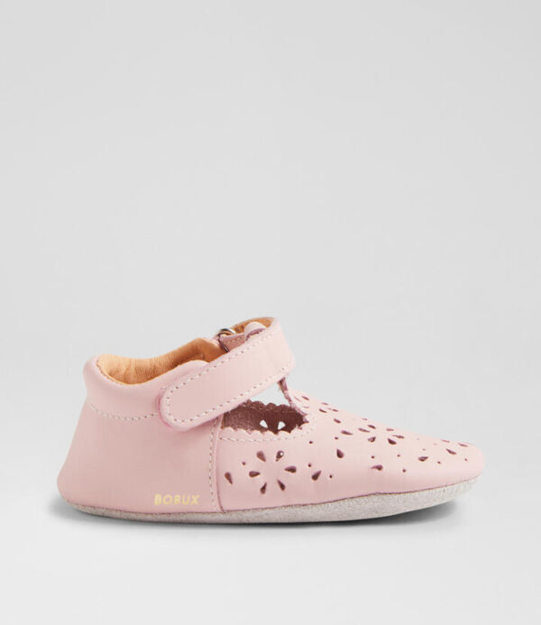 Ss Lacey Infant Blossom Leather Flat Shoes