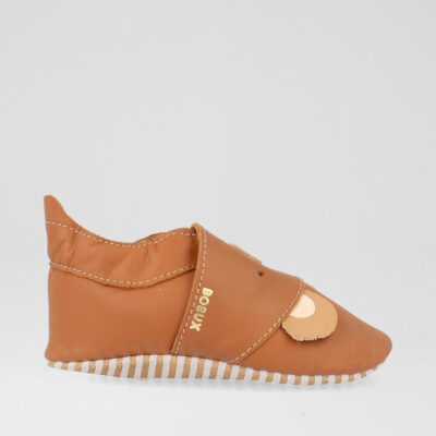 Ss Koko Infant Ginger Leather Flat Shoes