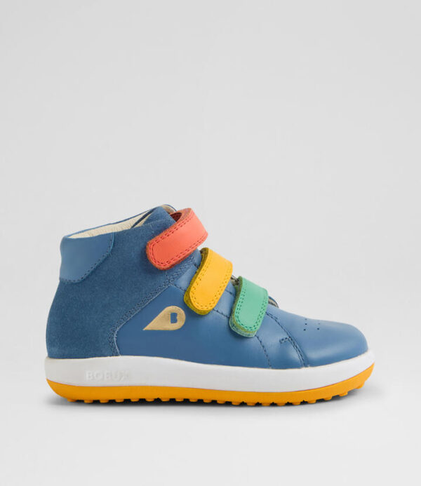Iw Gamepoint Toddler Coronet Blue Leather Ankle Boots