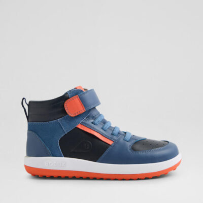 Kp Topspin Junior Blue Indigo Leather Ankle Boots