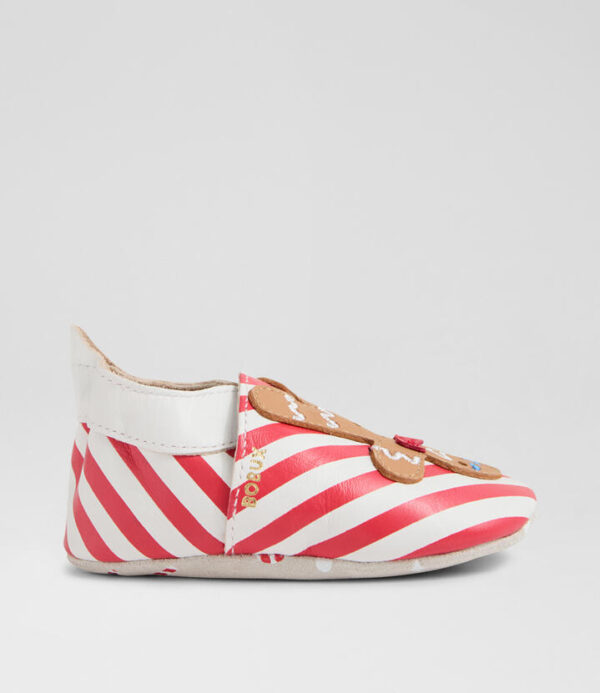 Ss Gingy Infant White Poppy Leather Flat Shoes