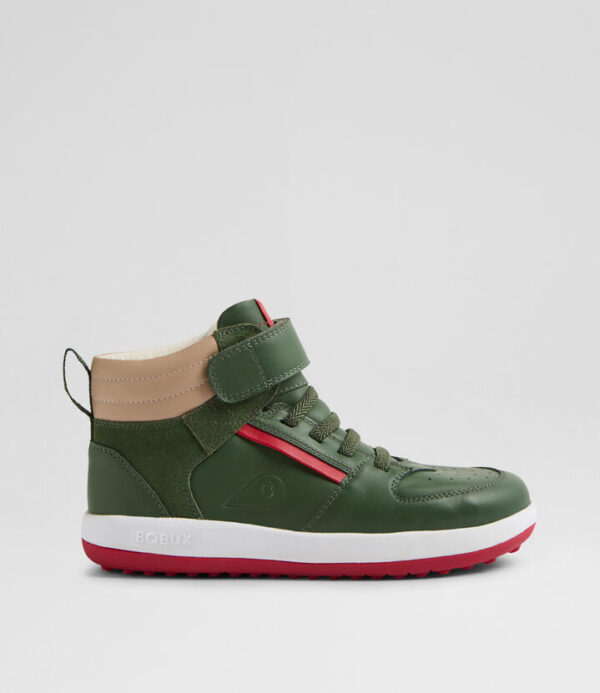 Kp Topspin Junior Bronze Green Leather Ankle Boots