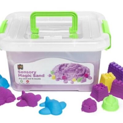 Sensory Magic Sand and Moulds 2kg Purple