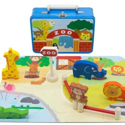 Zoo Playset in Tin