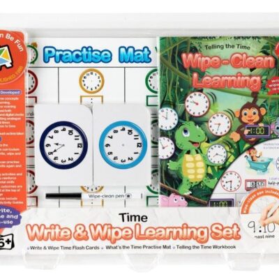 Write and Wipe Learning Set Time Skills
