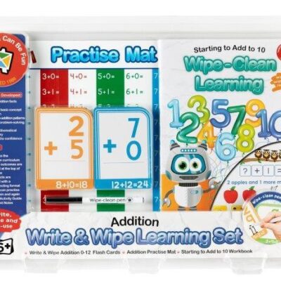 Write and Wipe Learning Set Addition Skills