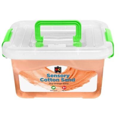 Sensory Cotton Sand 2kg Orange
