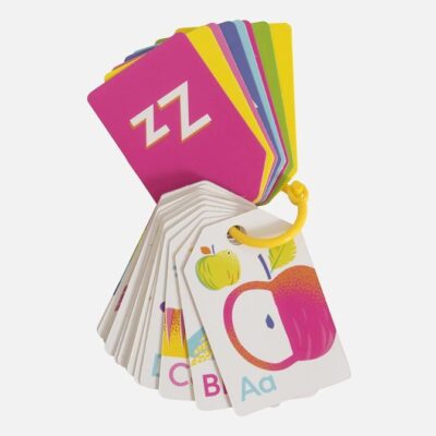 Tiger Tribe Alphabet Flash Cards Neon