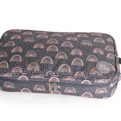 Love Mae Cooler Lunch Bag with Ice Brick Rainbows