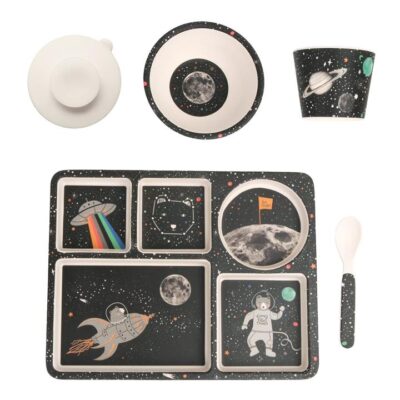 Love Mae Bamboo Dinner Set Space Adventure