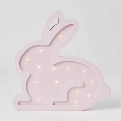 Bunny Wooden Light