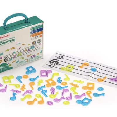 Miniland Translucent Musical Notes and Pentagram