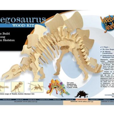 Stegosaurus Large Wooden Dino Kit