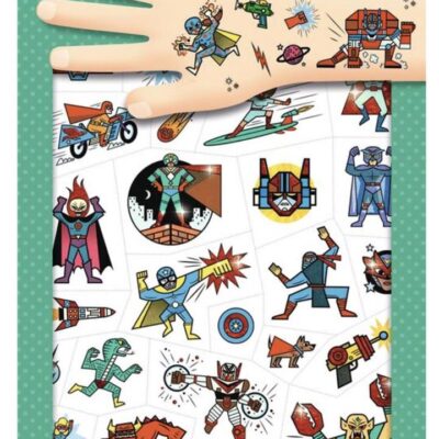 Djeco Heroes Vs Villains Tattoos