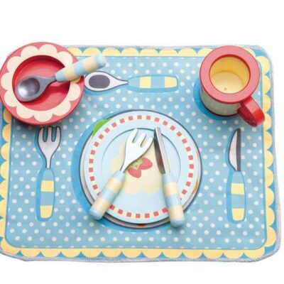 Le Toy Van Honeybake Dinner Set and Placemat