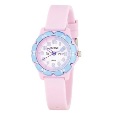 Cactus Hero Waterproof Time Teacher Watch - Pink