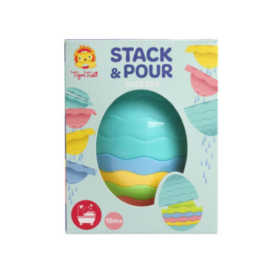 Tiger Tribe Stack and Pour Bath Egg - Eco
