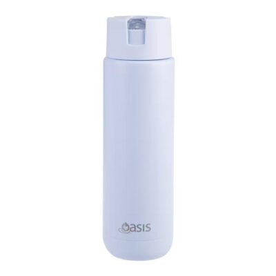 Oasis Ceramic Stainless Steel Triple Wall Insulated Moda Bottle (700ml) Periwinkle