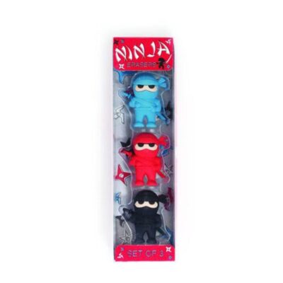 Ooly Eraser - Ninja set of 3