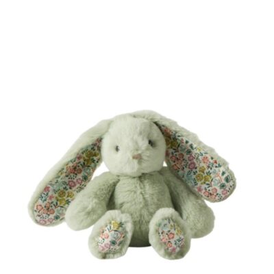 Jiggle & Giggle Floral Mint Bunny Rattle