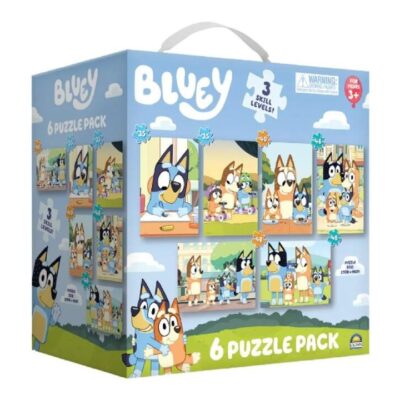 Bluey 6 Puzzle Pack