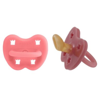 Hevea Orthodontic Teat Pacifier Lychee and Guava 2 Pk (3 to 36M)