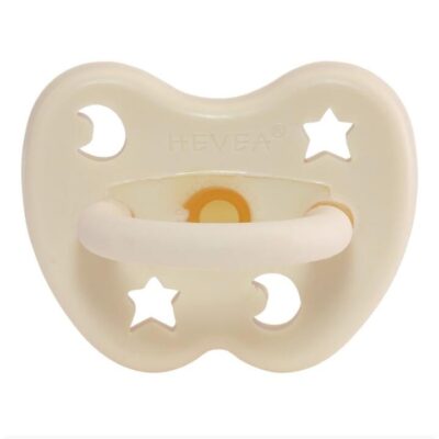 Hevea Orthodontic Teat Pacifier Milky White (3 to 36M)