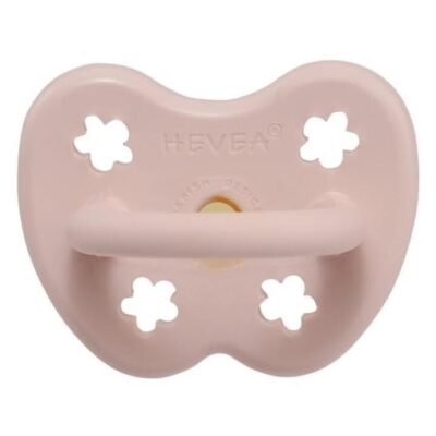 Hevea Orthodontic Teat Pacifier Powder Pink (3 to 36M)