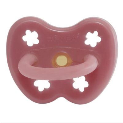 Hevea Round Teat Pacifiers Watermelon (0 to 3M)