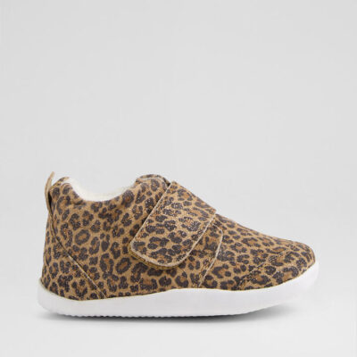 Xp Rover Arctic Infant Leopard Shimmer Leather Flat Shoes