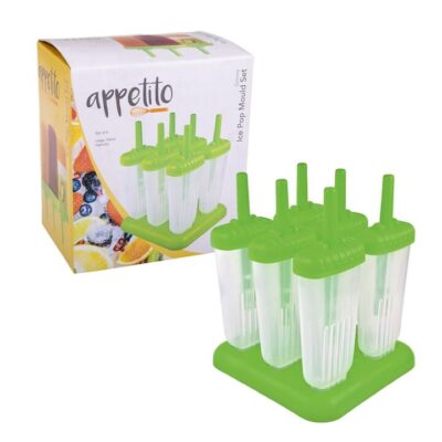 Appetito Groovy Ice Pop Mould Set 6