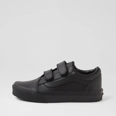 Old Skool Junior Black Mono Sneakers