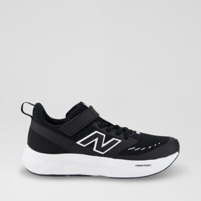 625 Junior Black White Mesh Sneakers