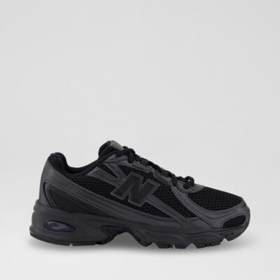 740 Youth Black Mesh Sneakers