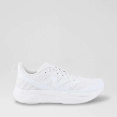 625 Youth White Mesh Sneakers