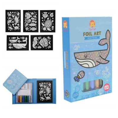 Tiger Tribe Foil Art Under the Sea