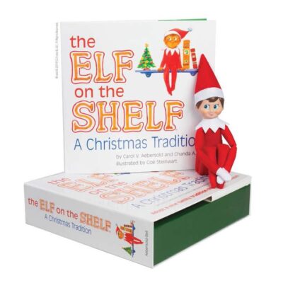 The Elf on the Shelf A Christmas Tradition with Boy Scout Elf blue eyes