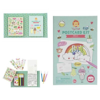 Tiger Tribe Postcard Kit Hello